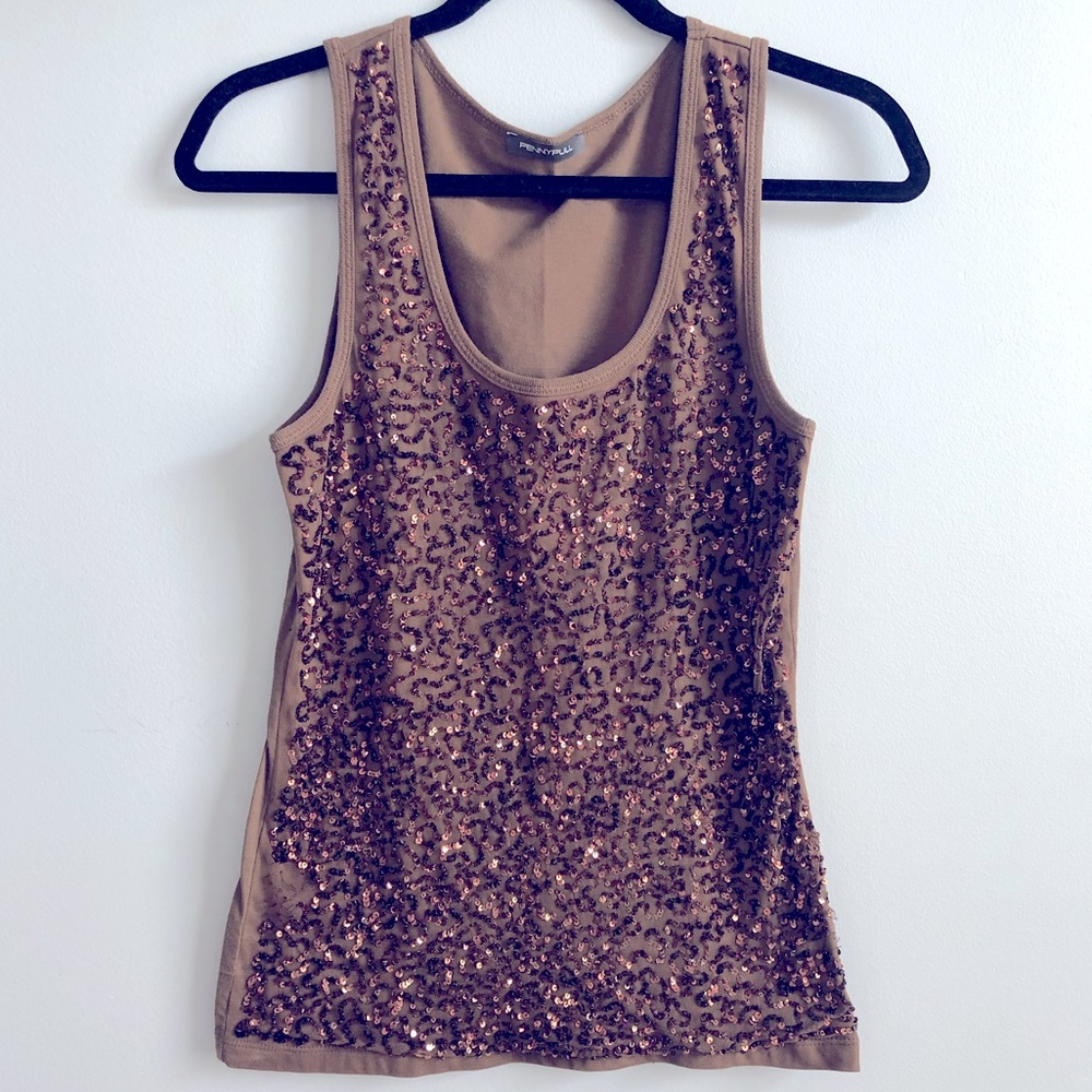 Pennypull Sequin Tank